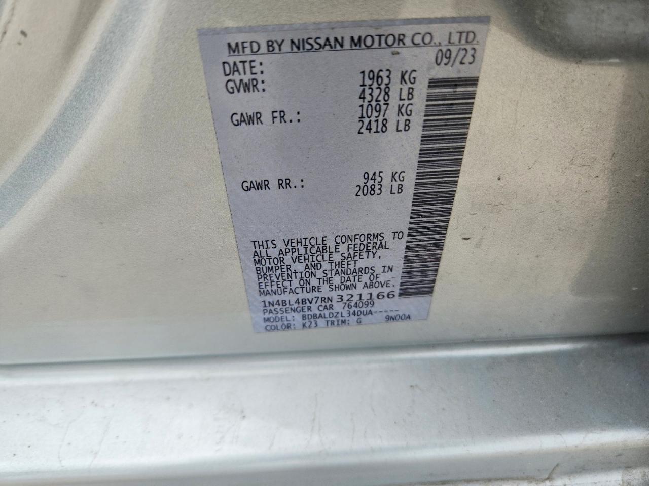 Nissan Altima S