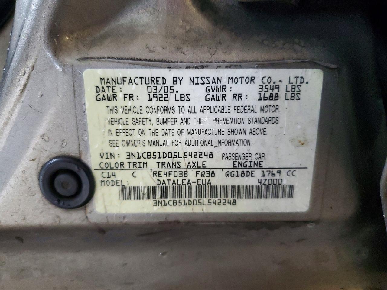 Nissan Sentra 1.8