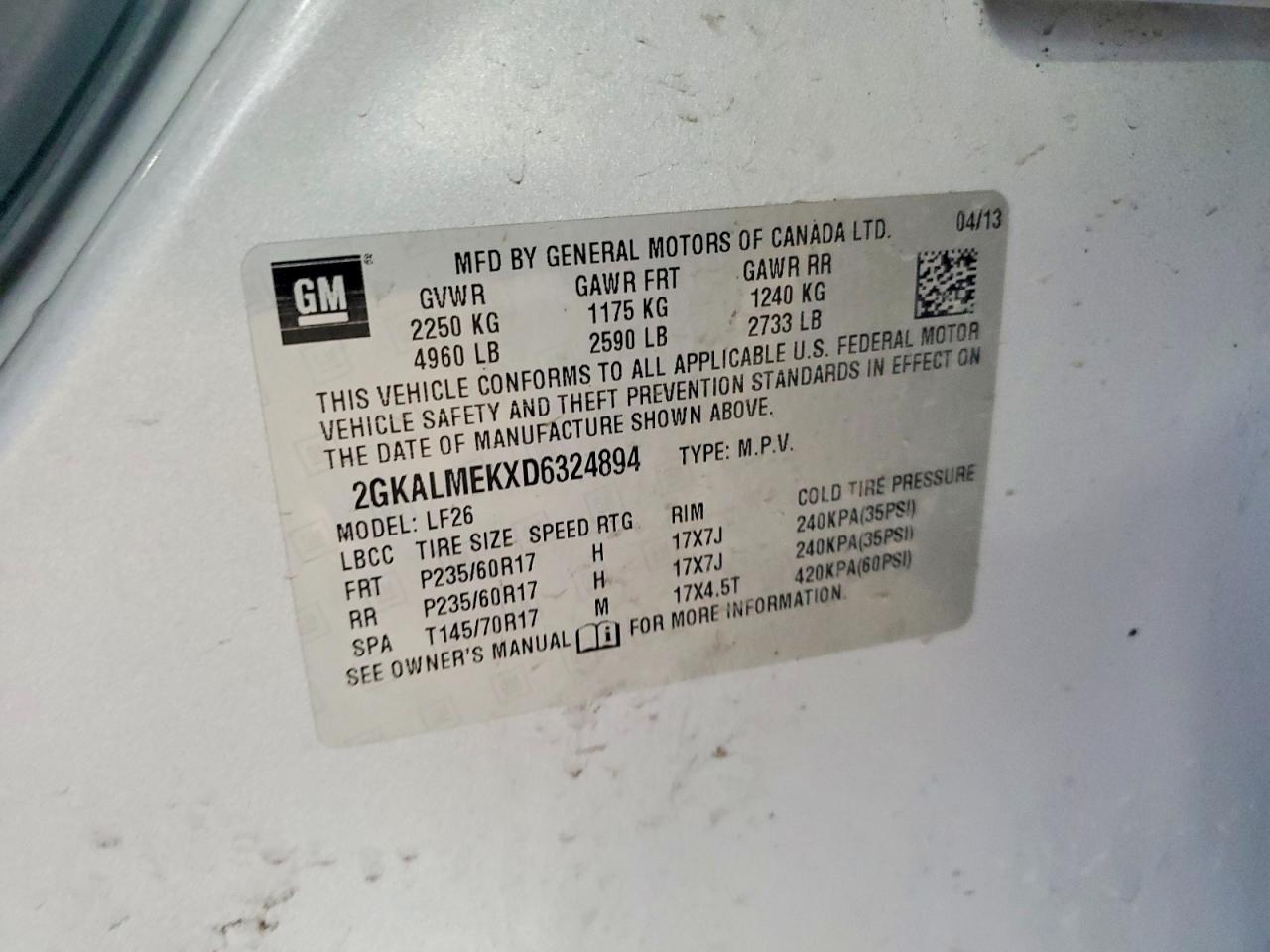 GMC Terrain Sle