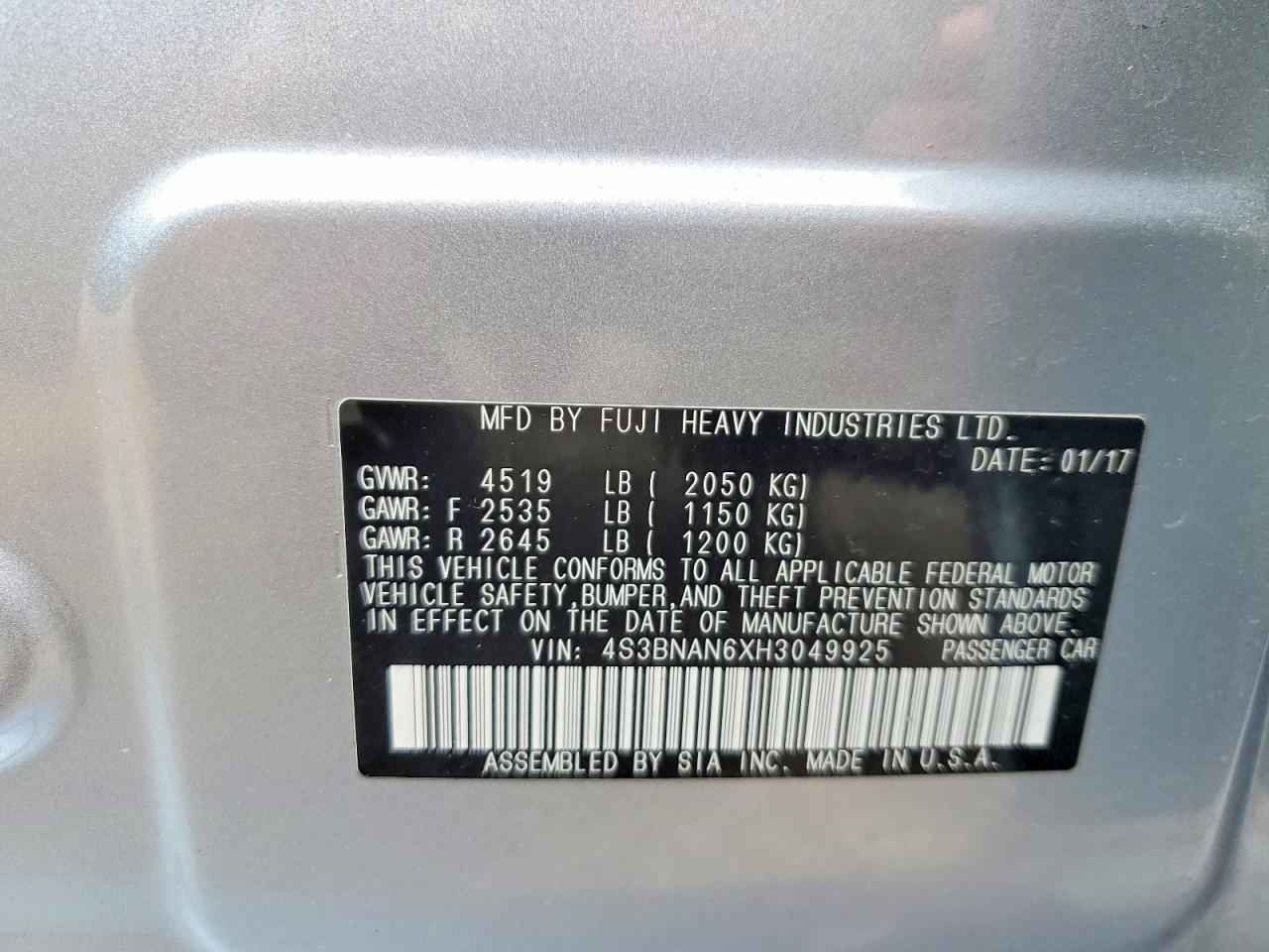 Subaru Legacy 2.5i Limited