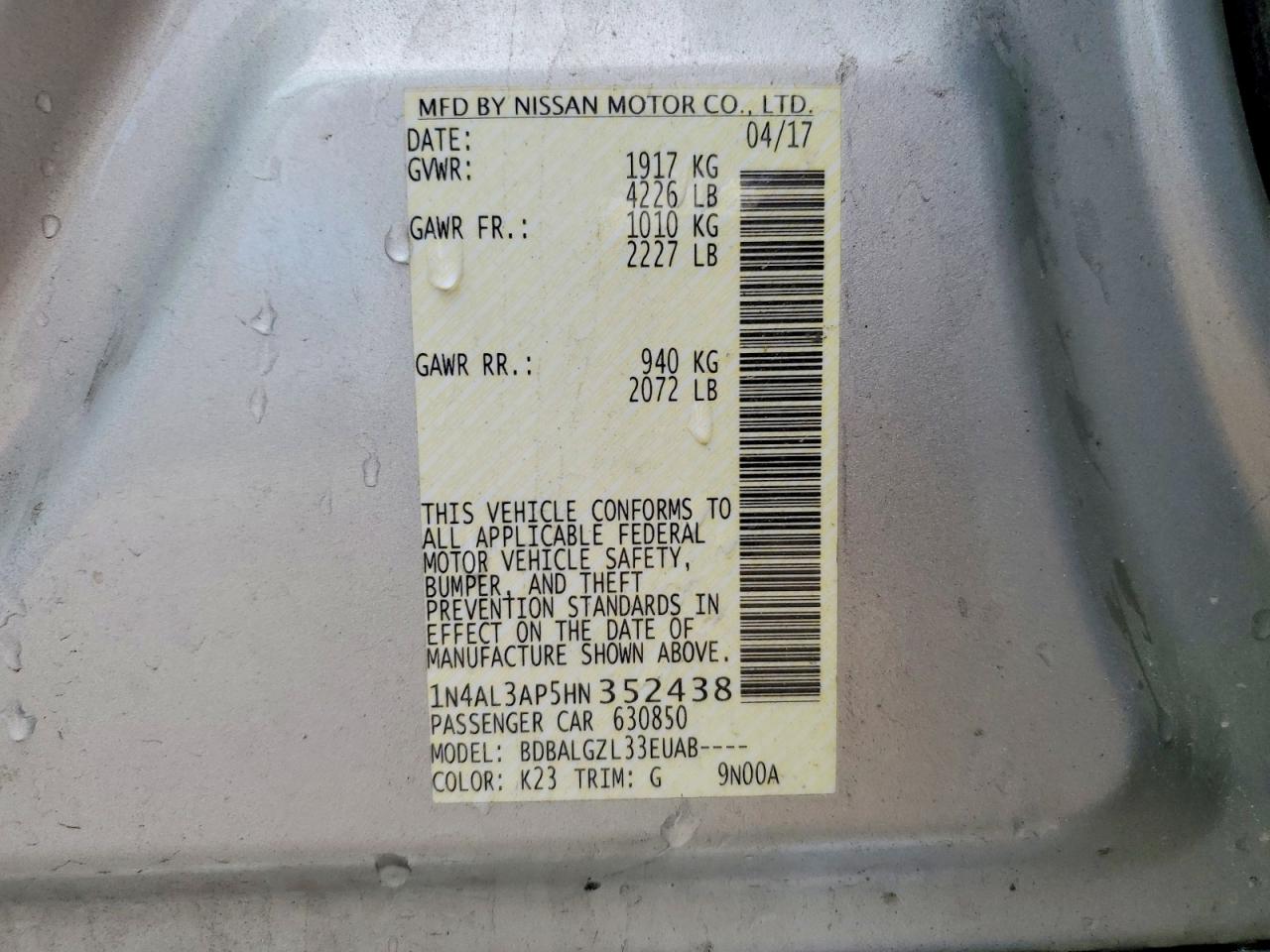 Nissan Altima 2.5 S
