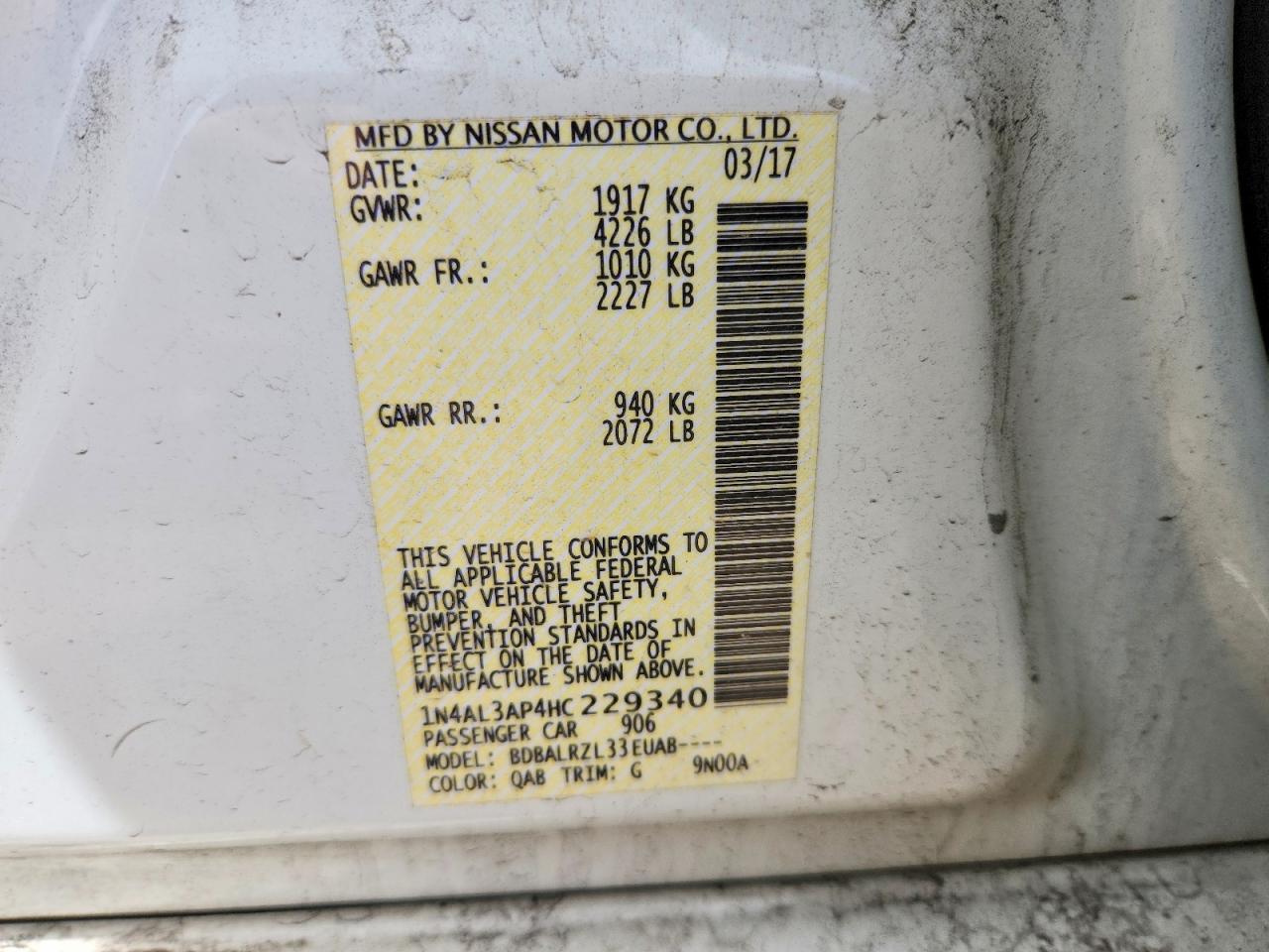 Nissan Altima 2.5 Sl