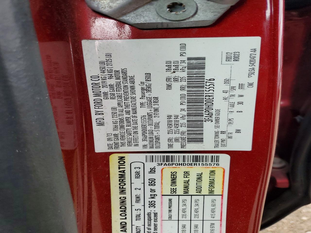 Ford Fusion Se
