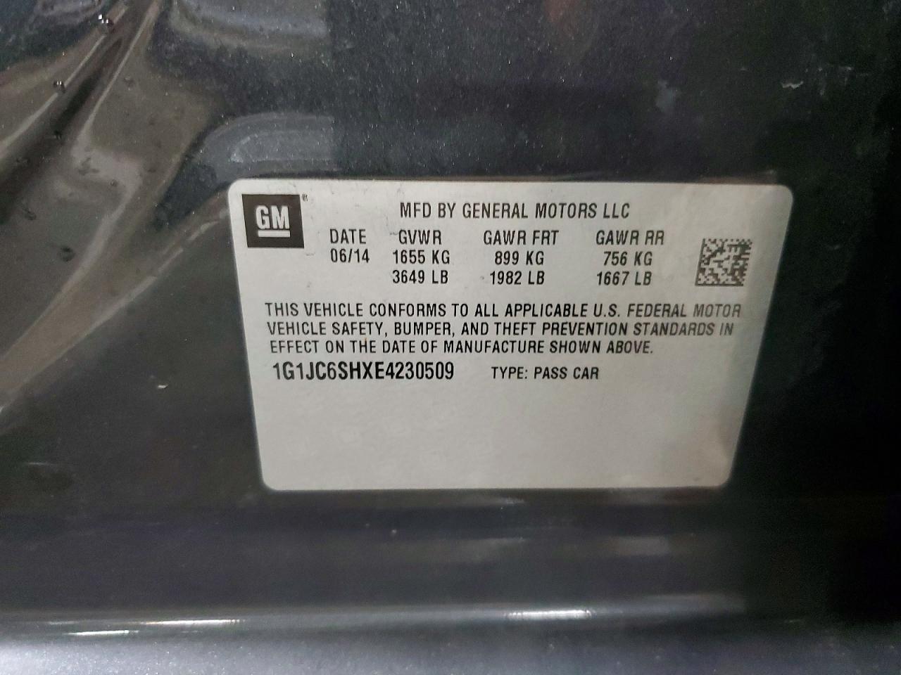 Chevrolet Sonic Lt