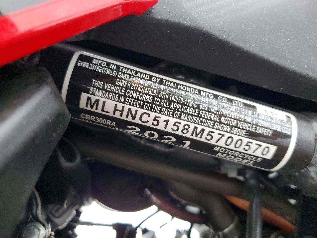 Honda Cbr Cycle Ra