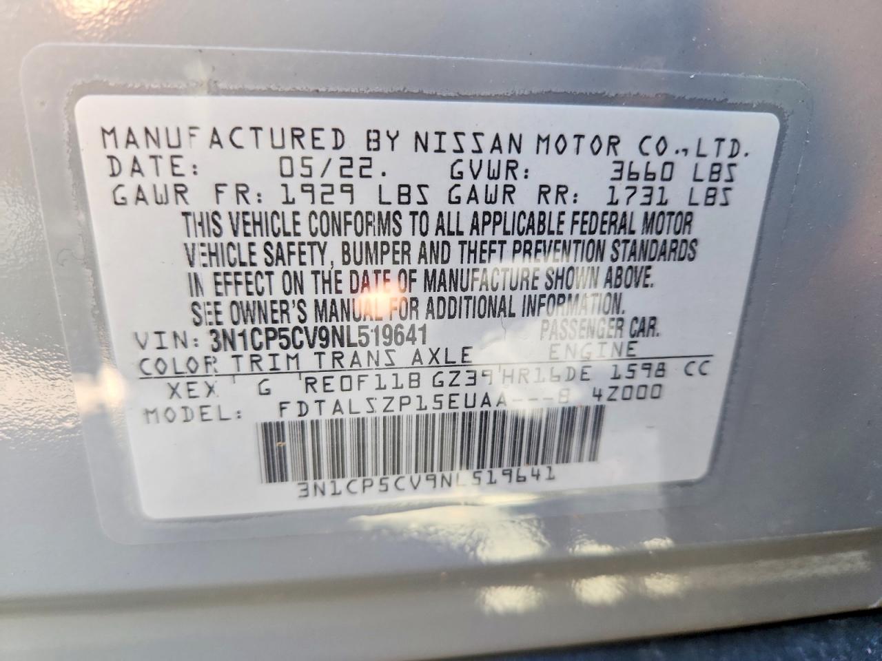 Nissan Kicks Sv