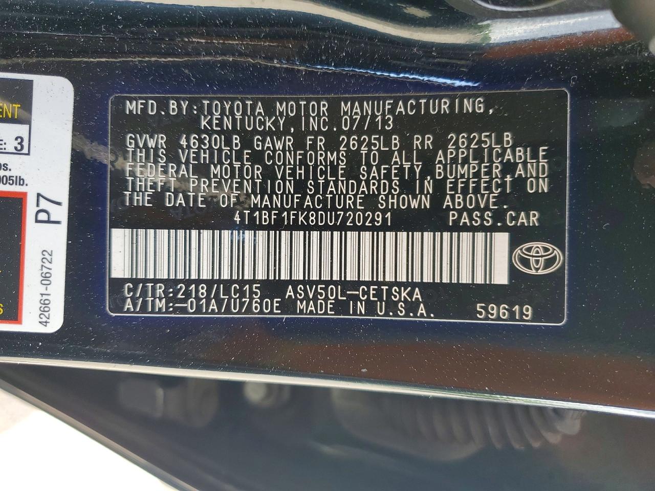 Toyota Camry Se