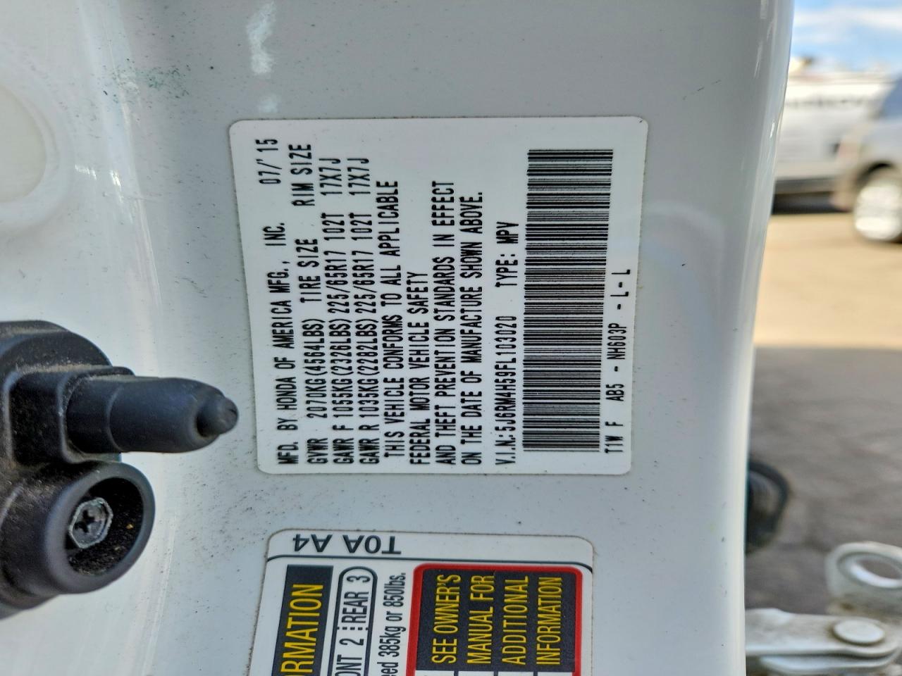 Honda Crv Ex