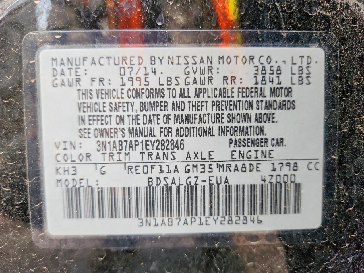 Nissan Sentra Sl