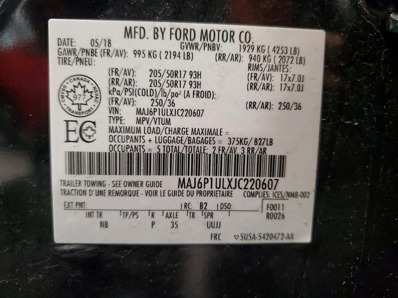 Ford EcoSport Se