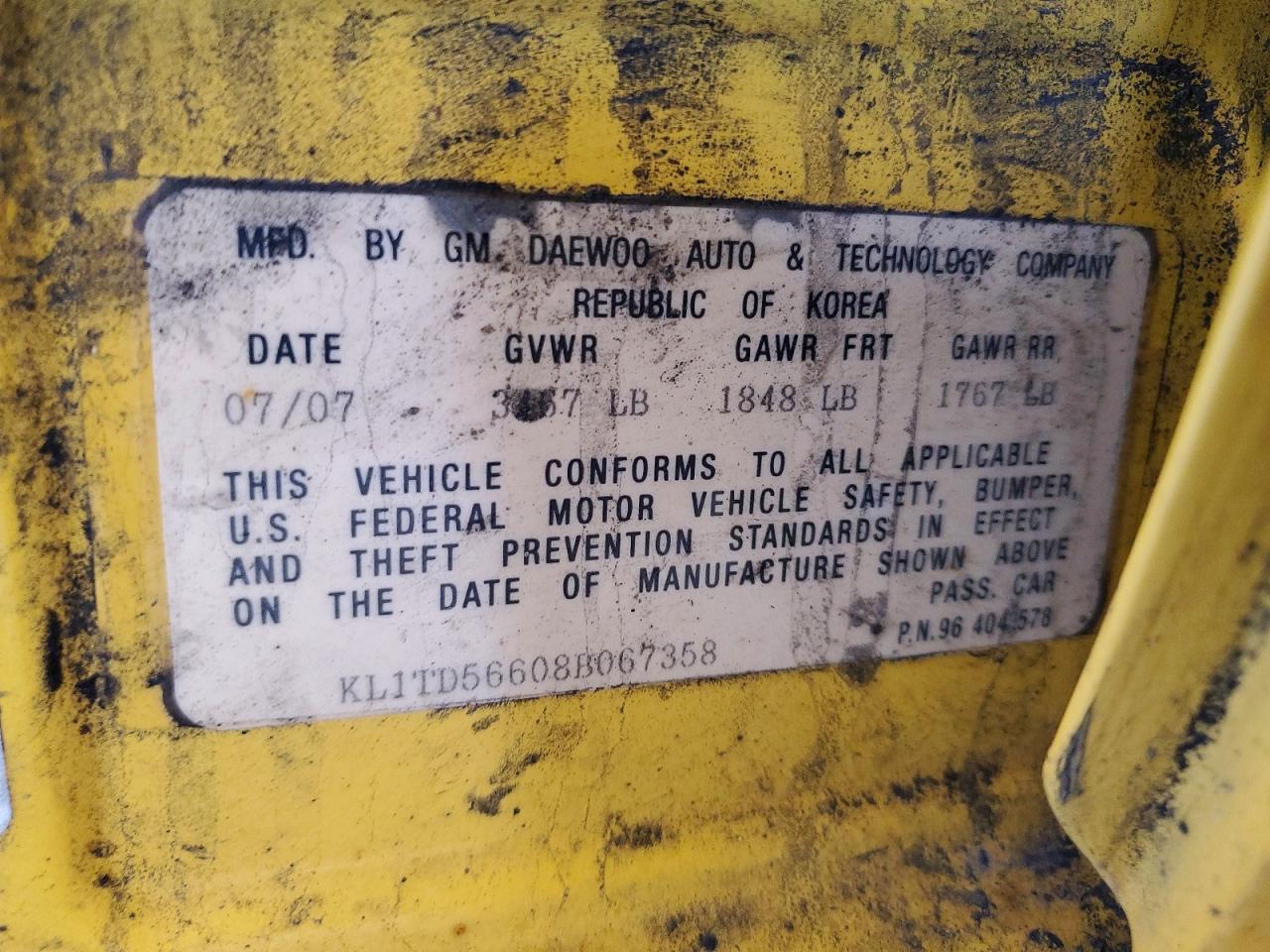 Chevrolet Aveo Base
