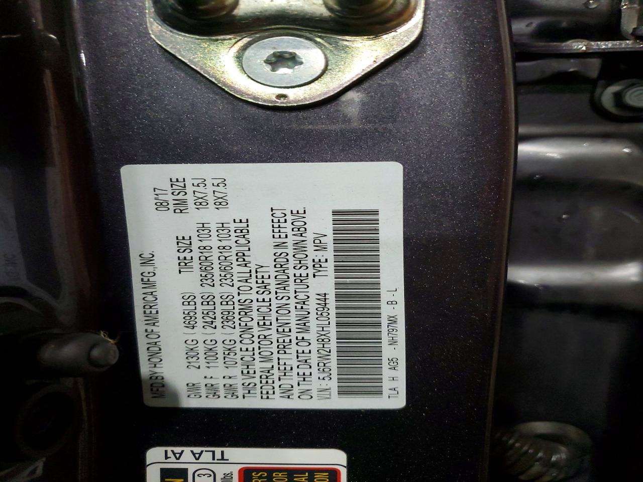 Honda Crv Exl
