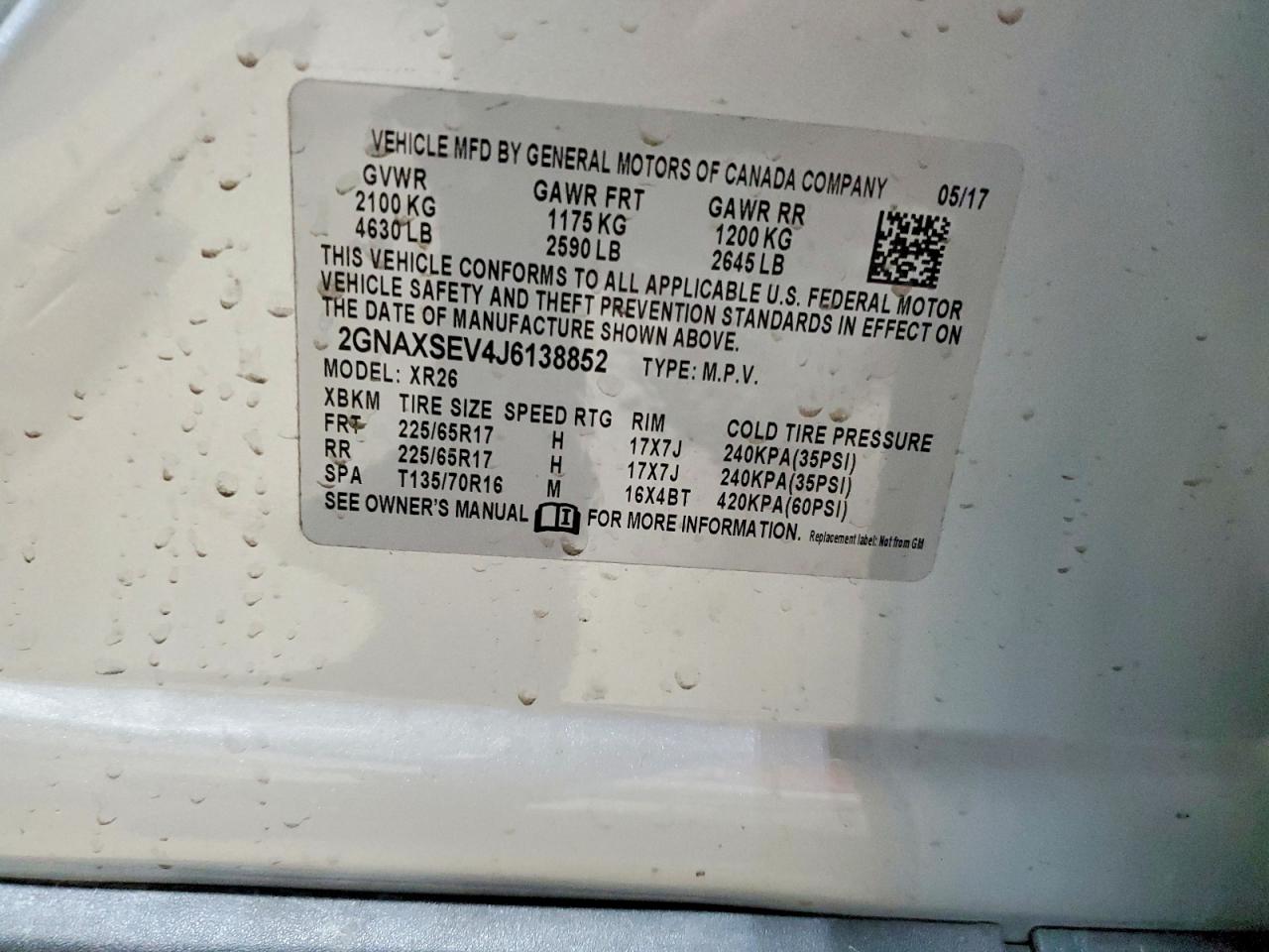 Chevrolet Equinox Lt