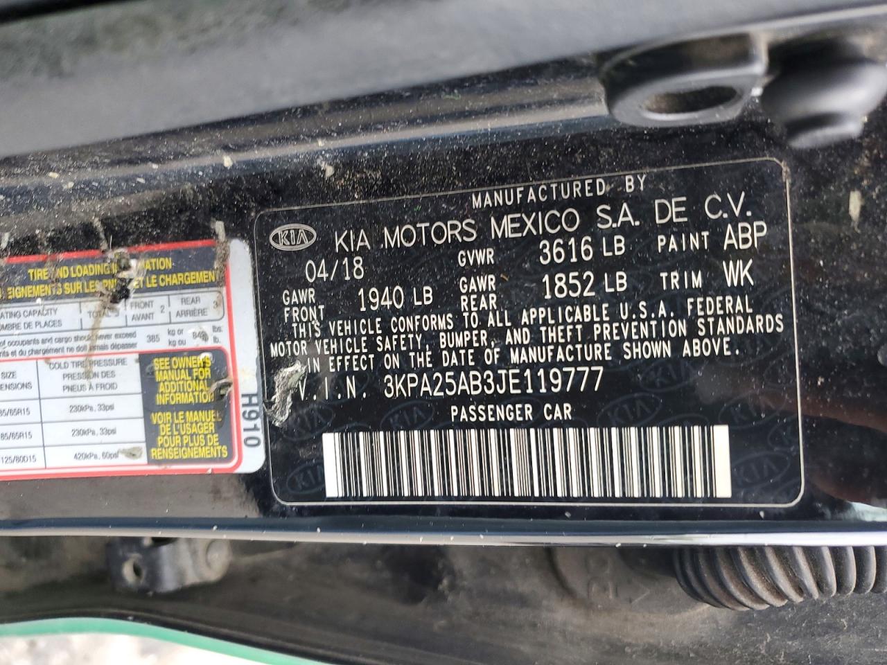 Kia Rio Lx
