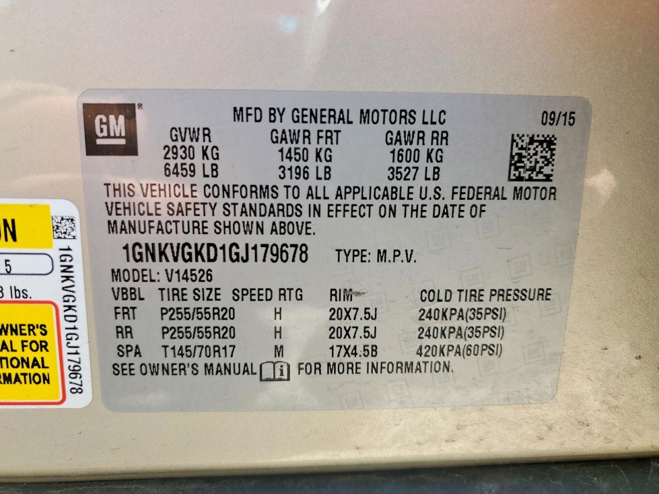Chevrolet Traverse Lt