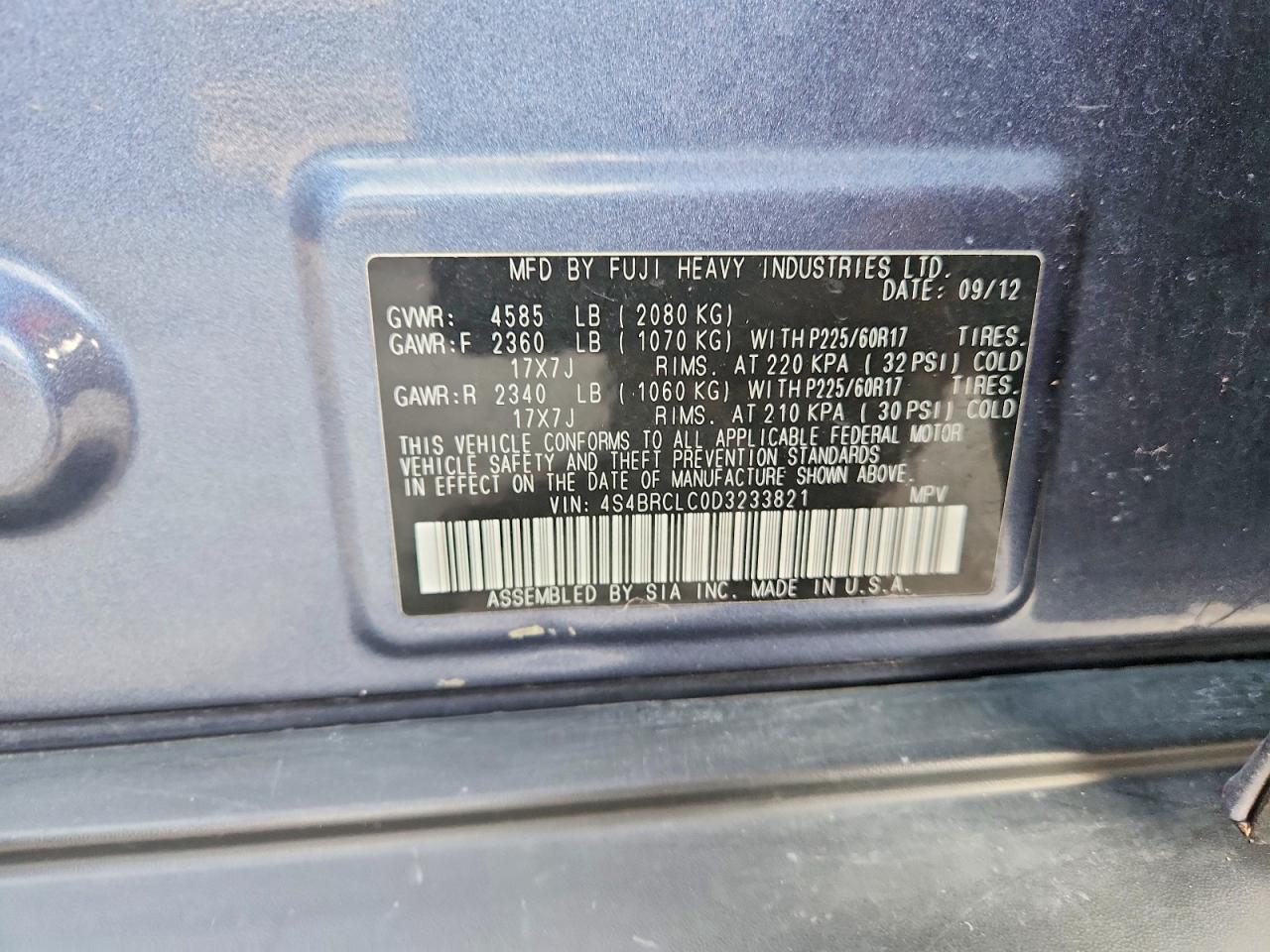 Subaru Outback 2.5i Limited