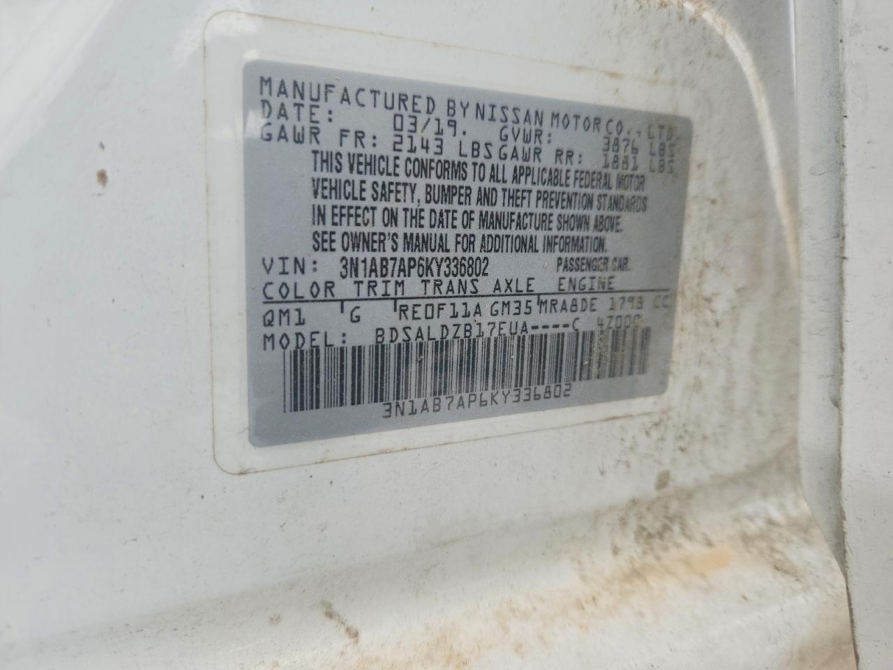 Nissan Sentra Sv