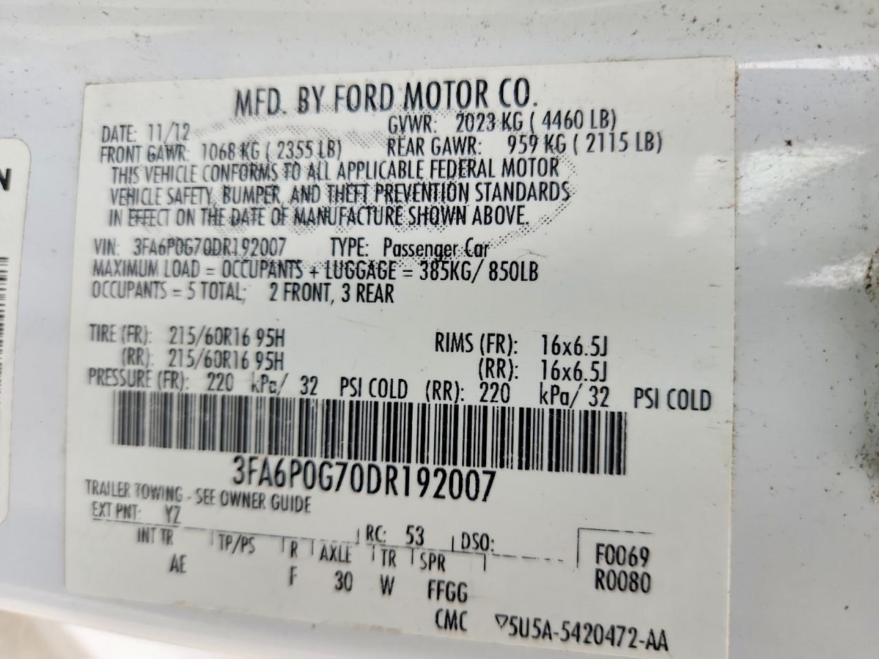 Ford Fusion S