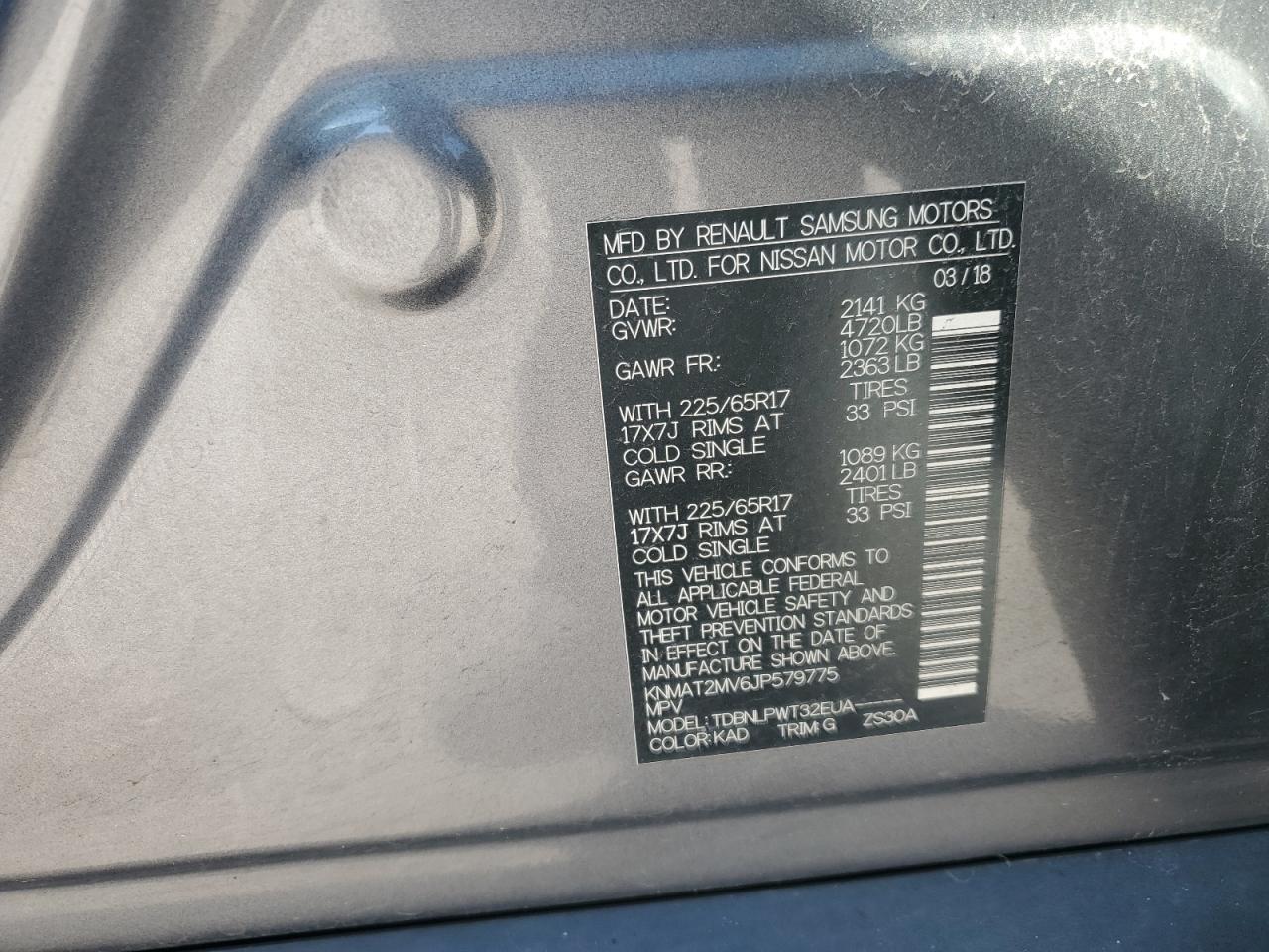 Nissan Rogue S