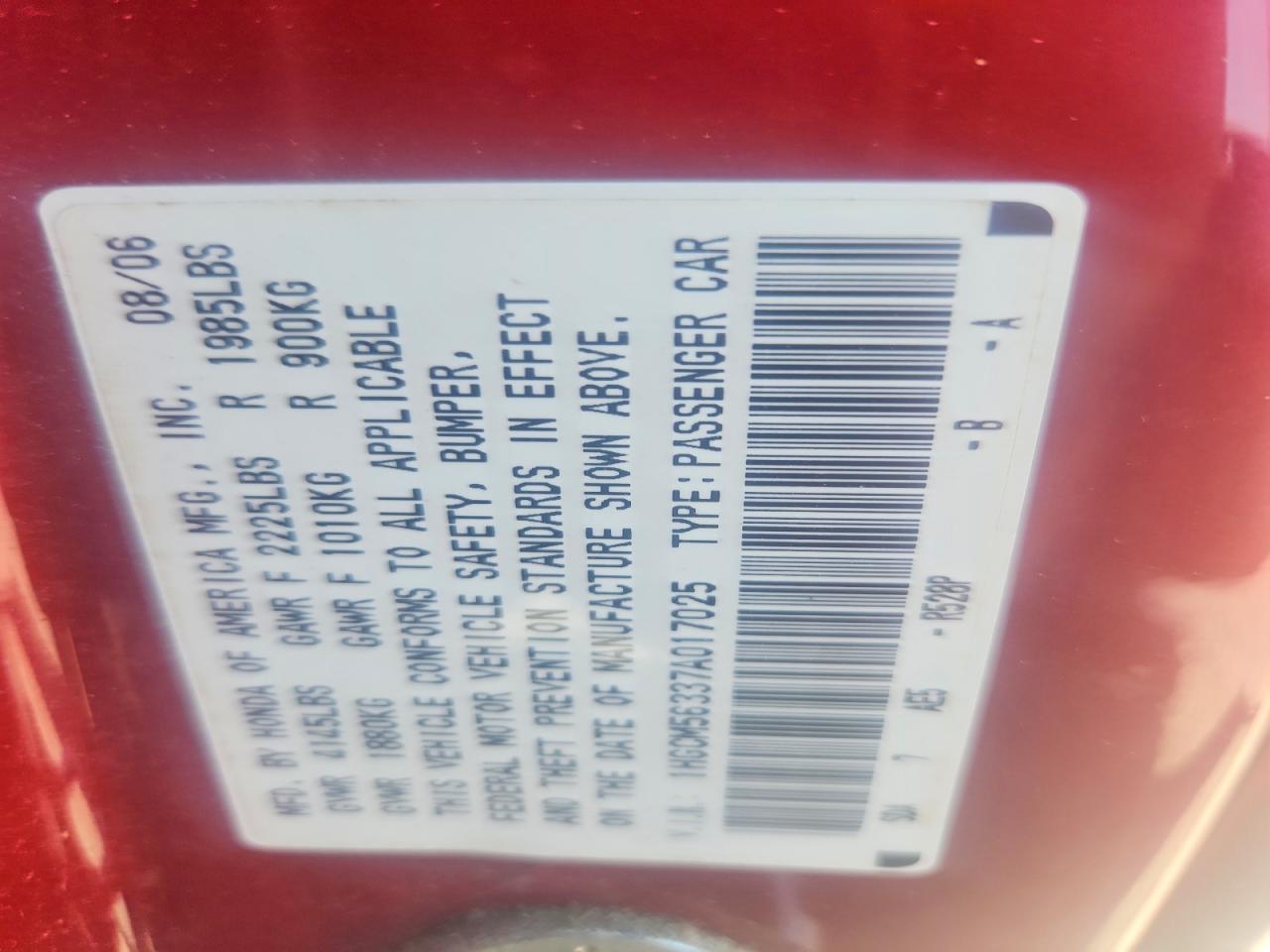 Honda Accord Se