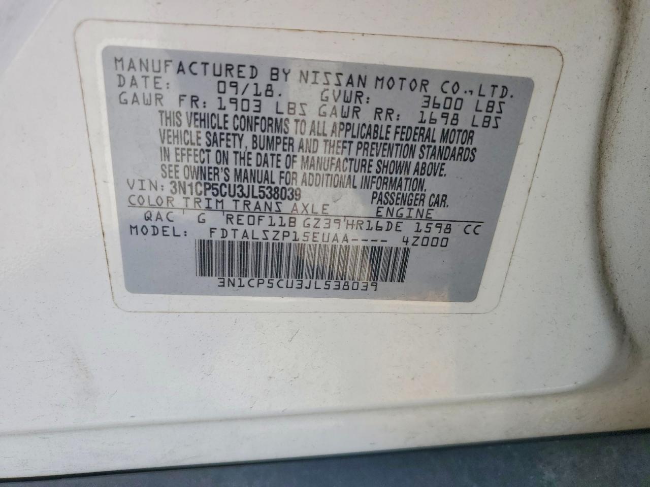 Nissan Kicks Sv