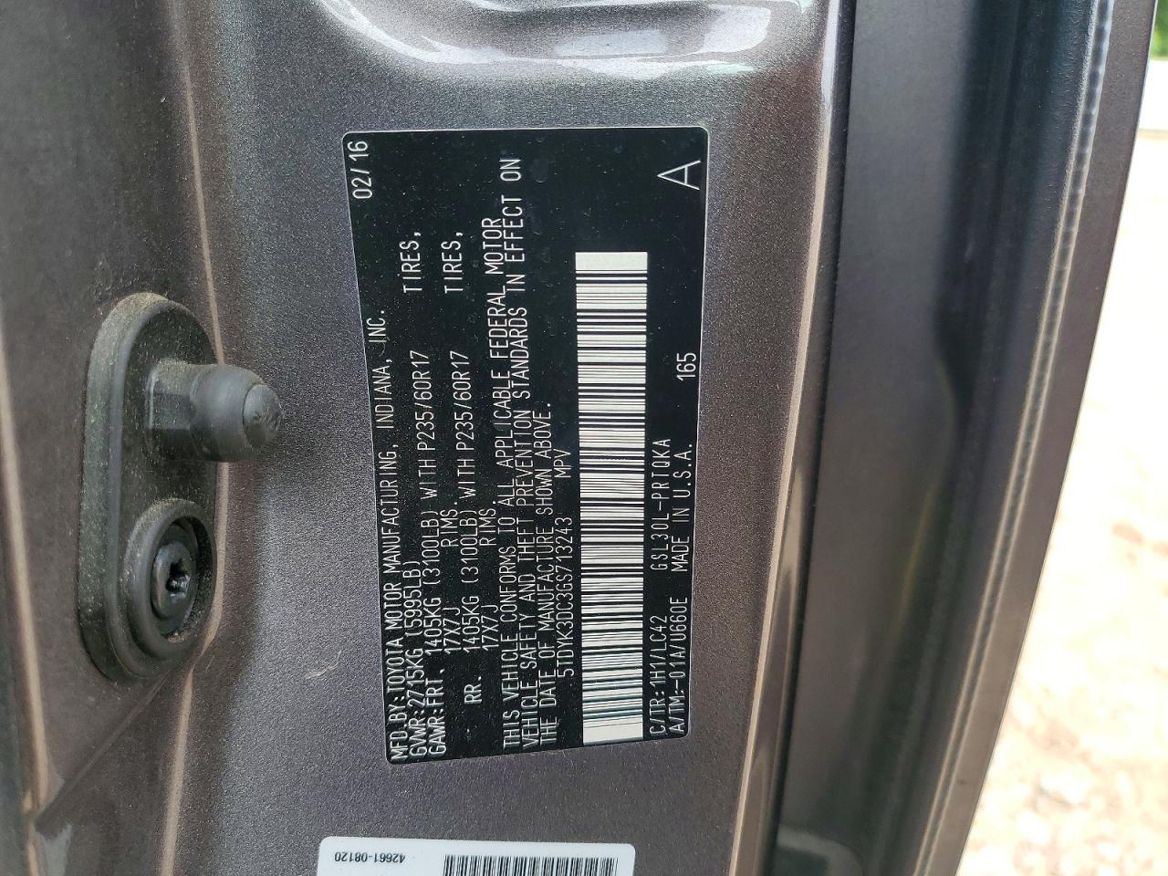 Toyota Sienna Xle Premium 8-passenger