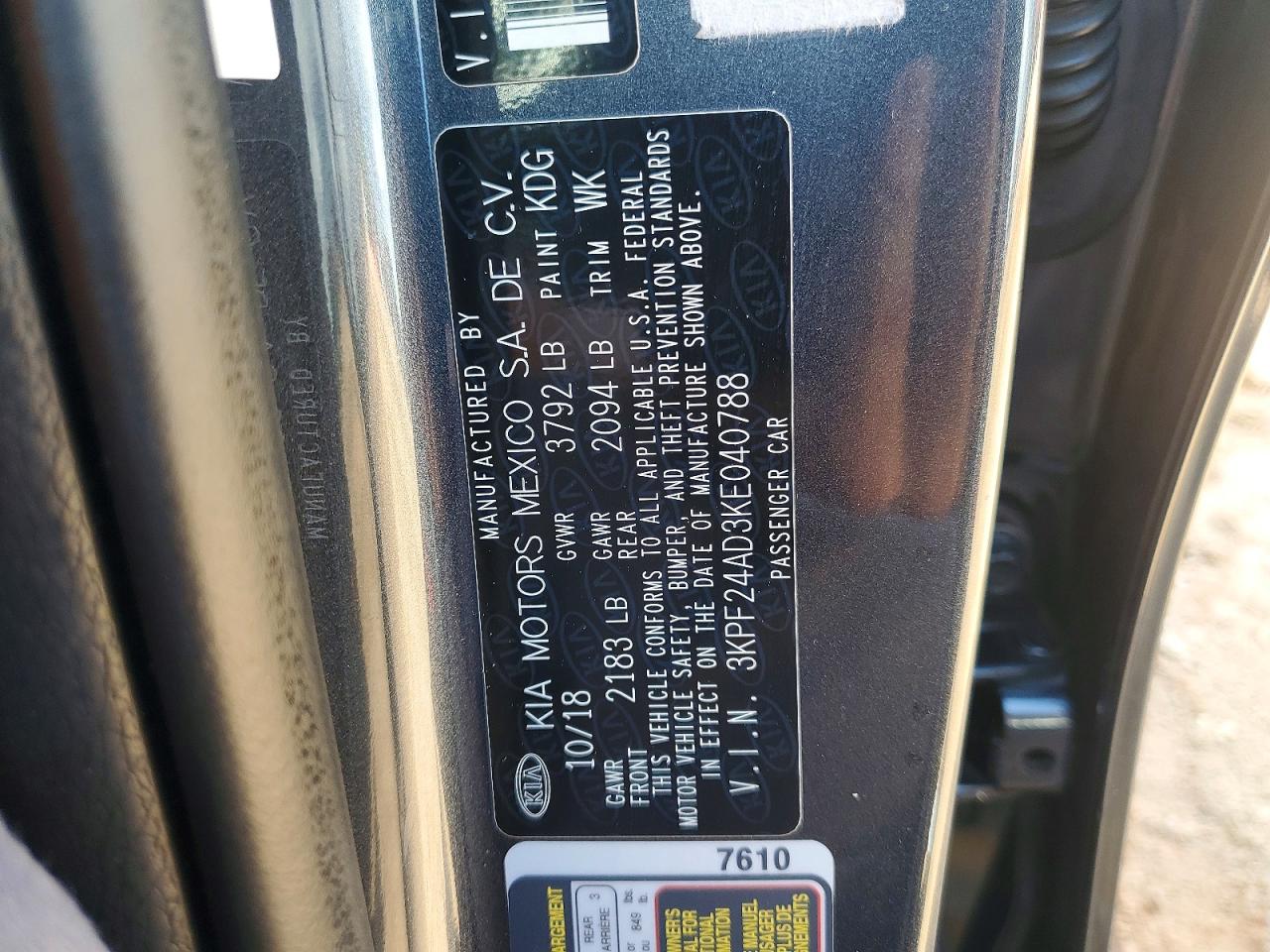 Kia Forte Lxs