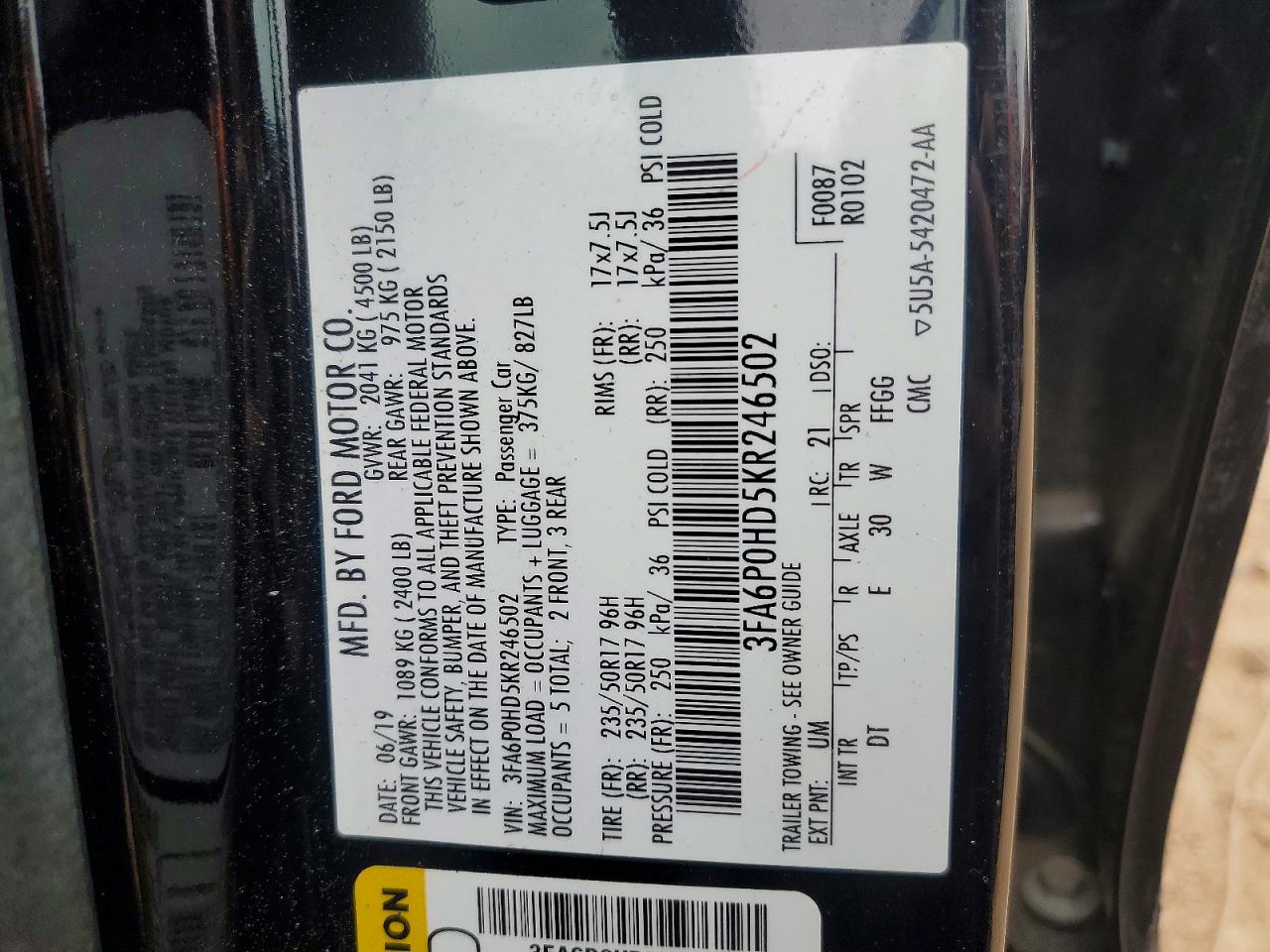 Ford Fusion Se