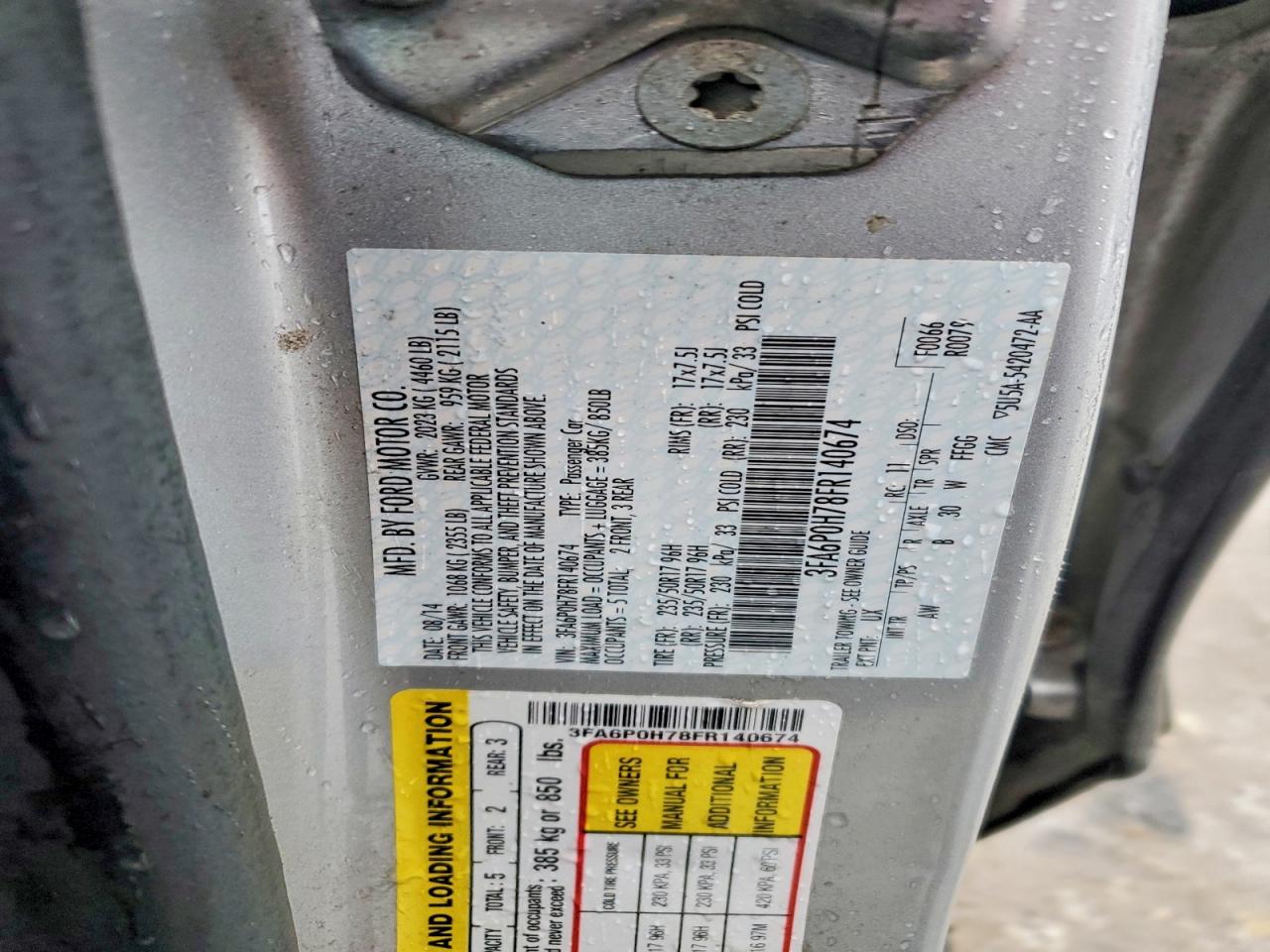 Ford Fusion Se