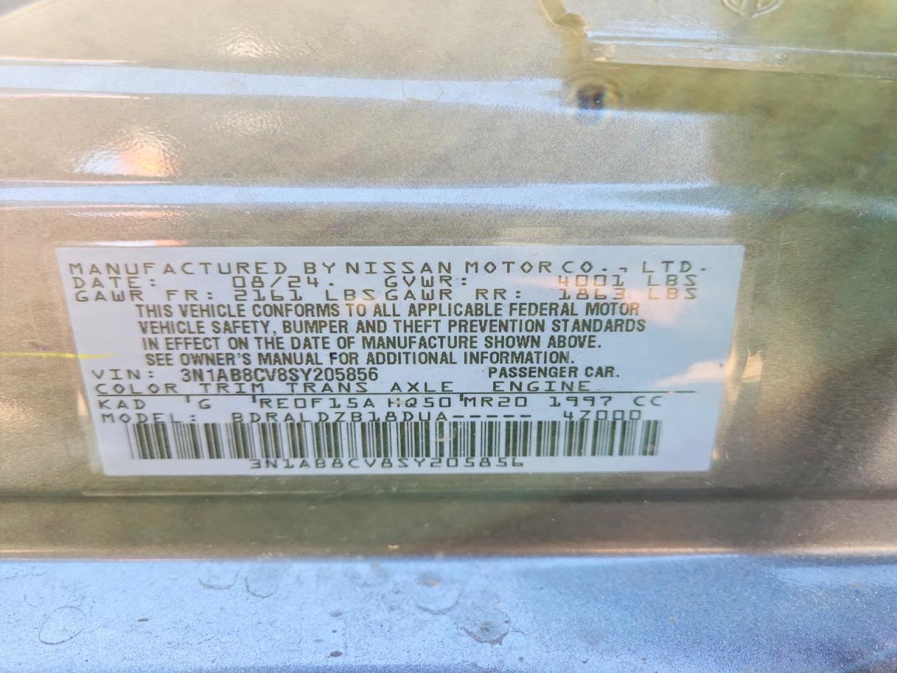 Nissan Sentra Sv
