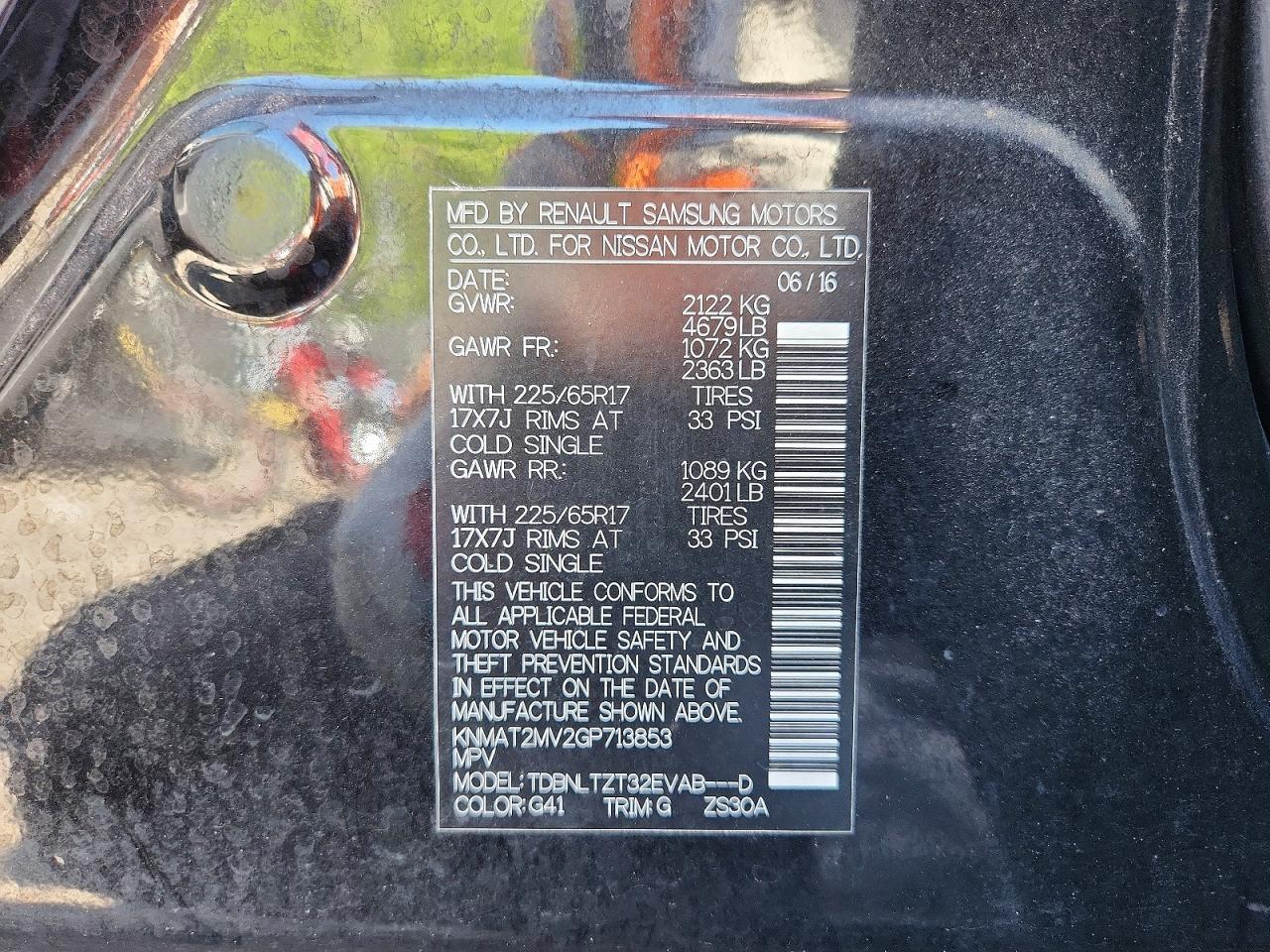 Nissan Rogue Sv