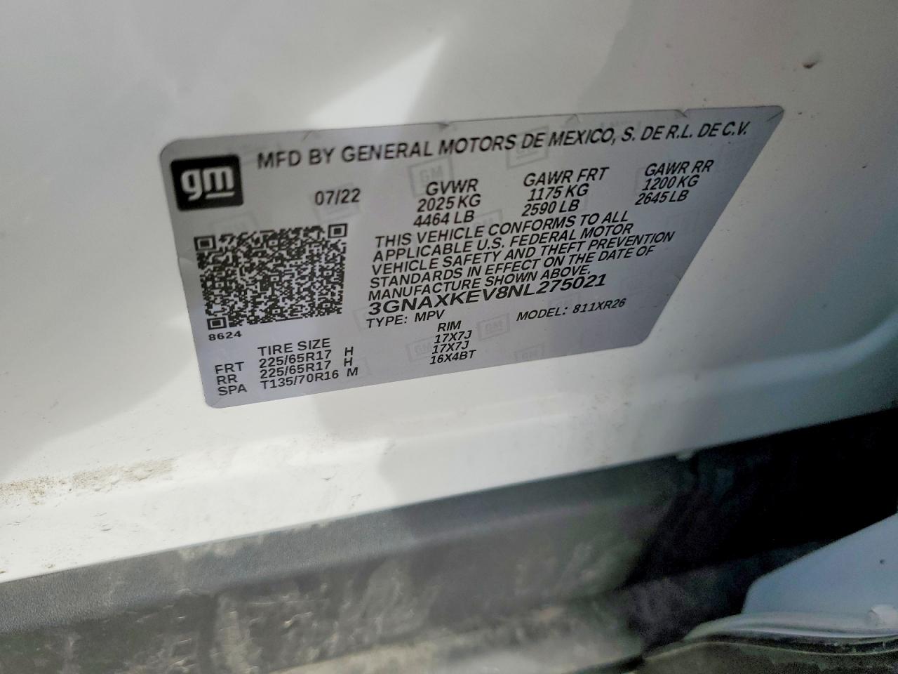 Chevrolet Equinox Lt