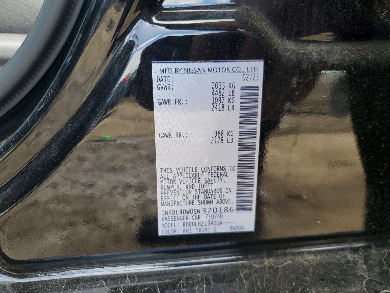 Nissan Altima Sv