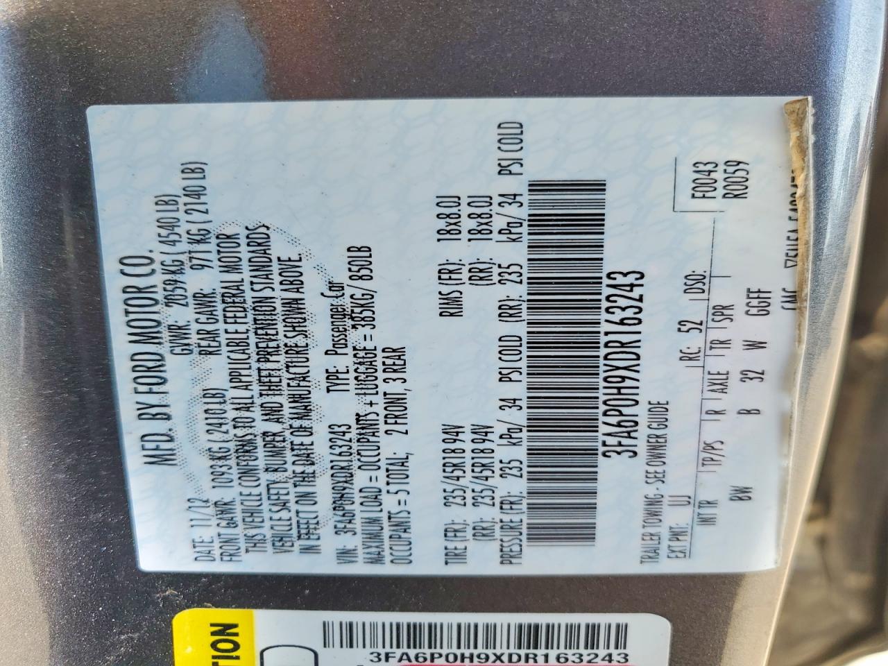 Ford Fusion Se