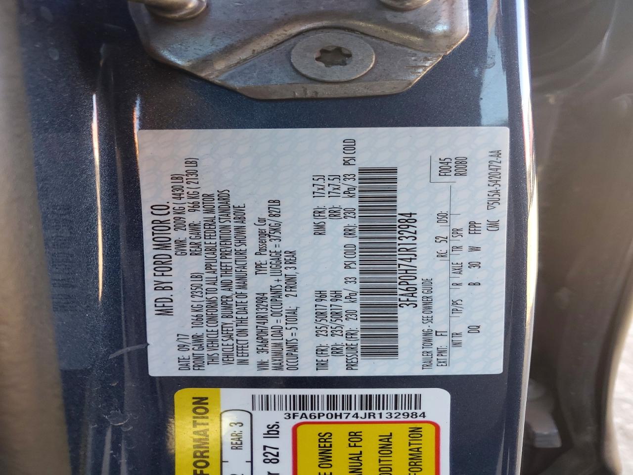 Ford Fusion Se