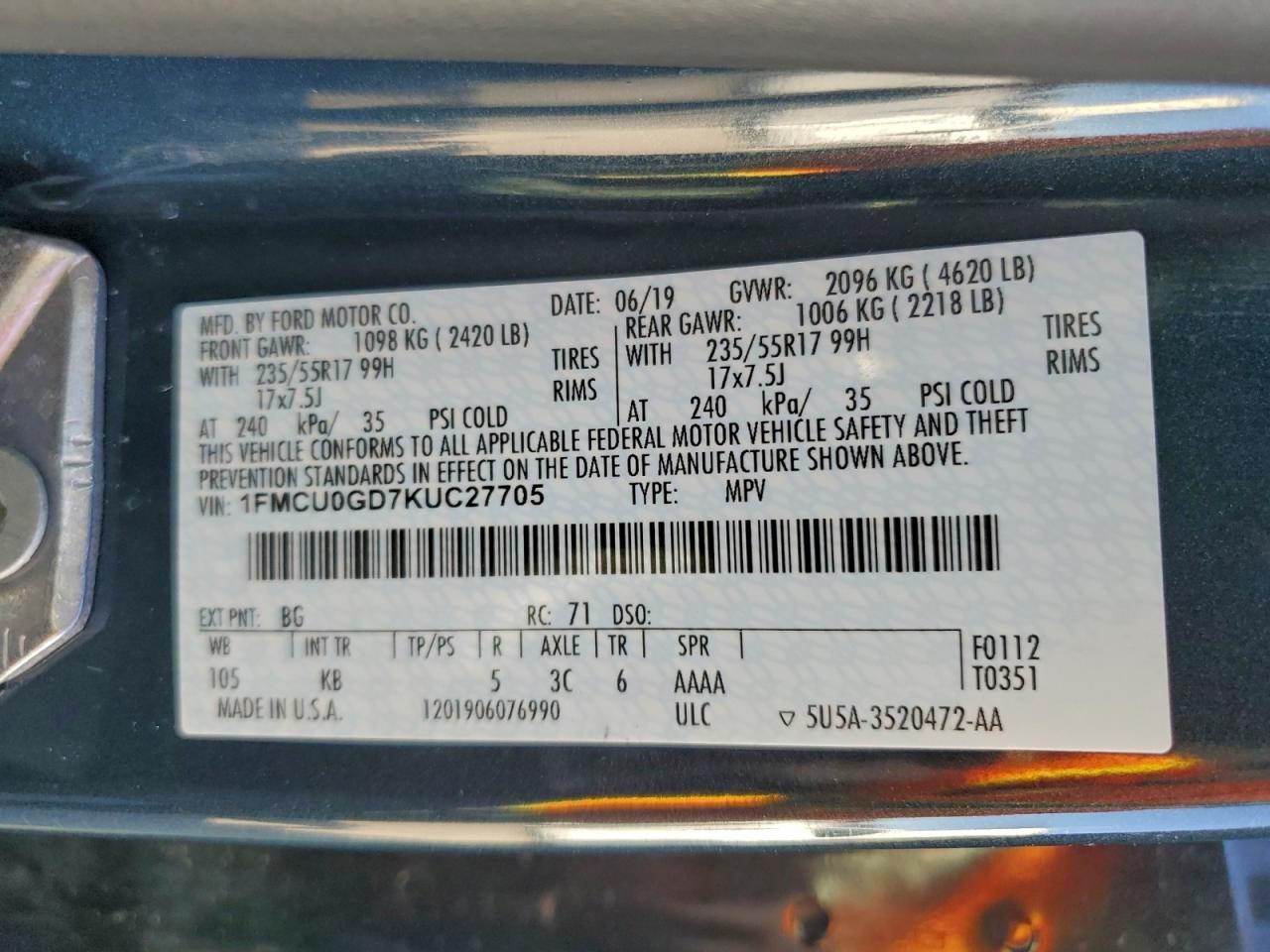 Ford Escape Se