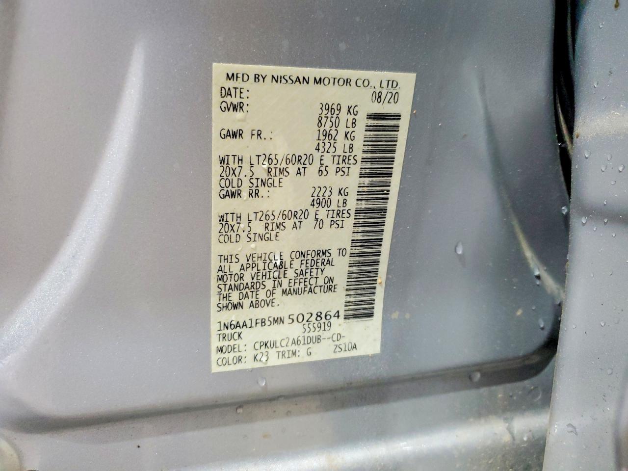 Nissan Titan Sv