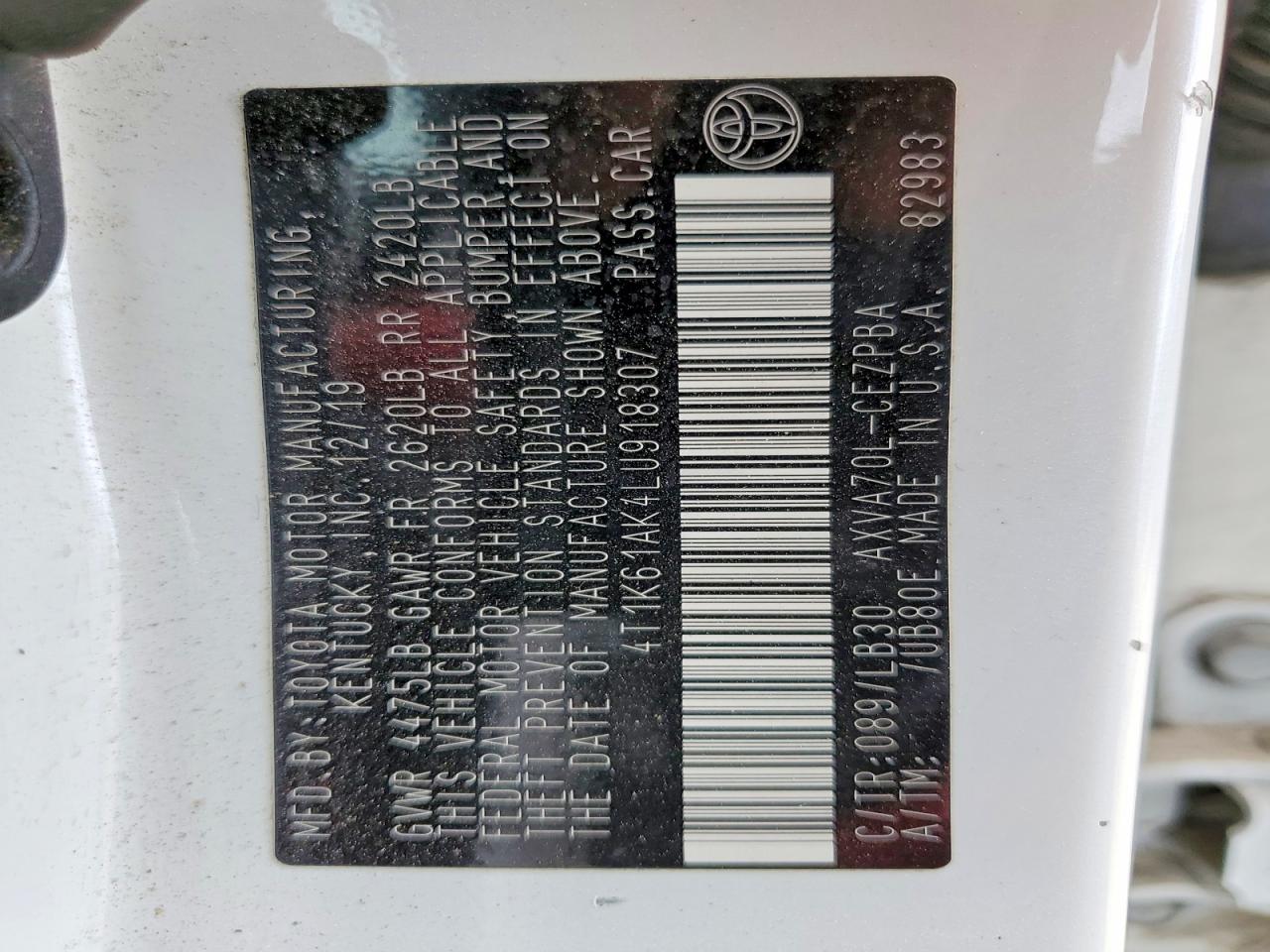 Toyota Camry Xse