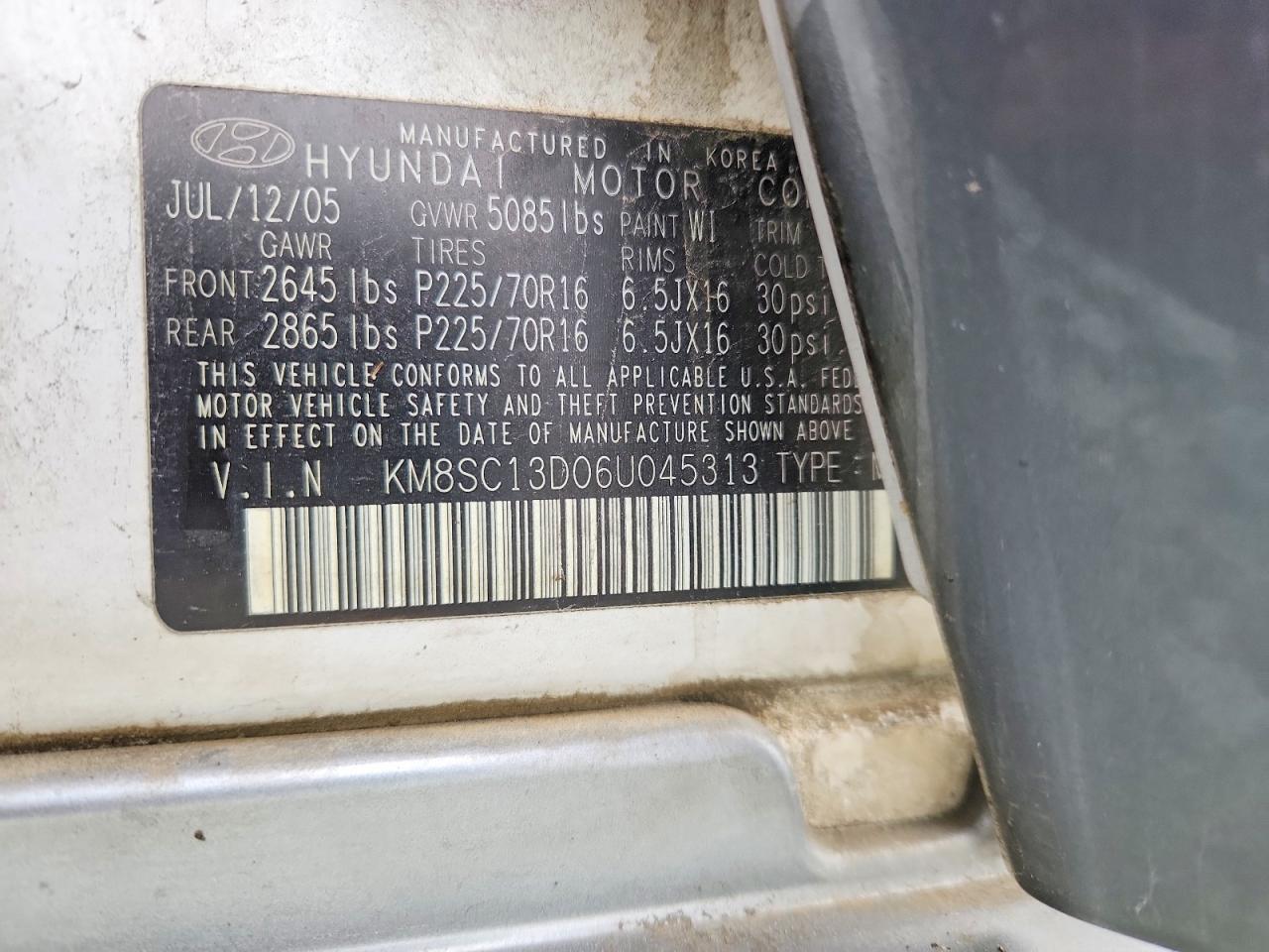Hyundai SANTA FE Gls