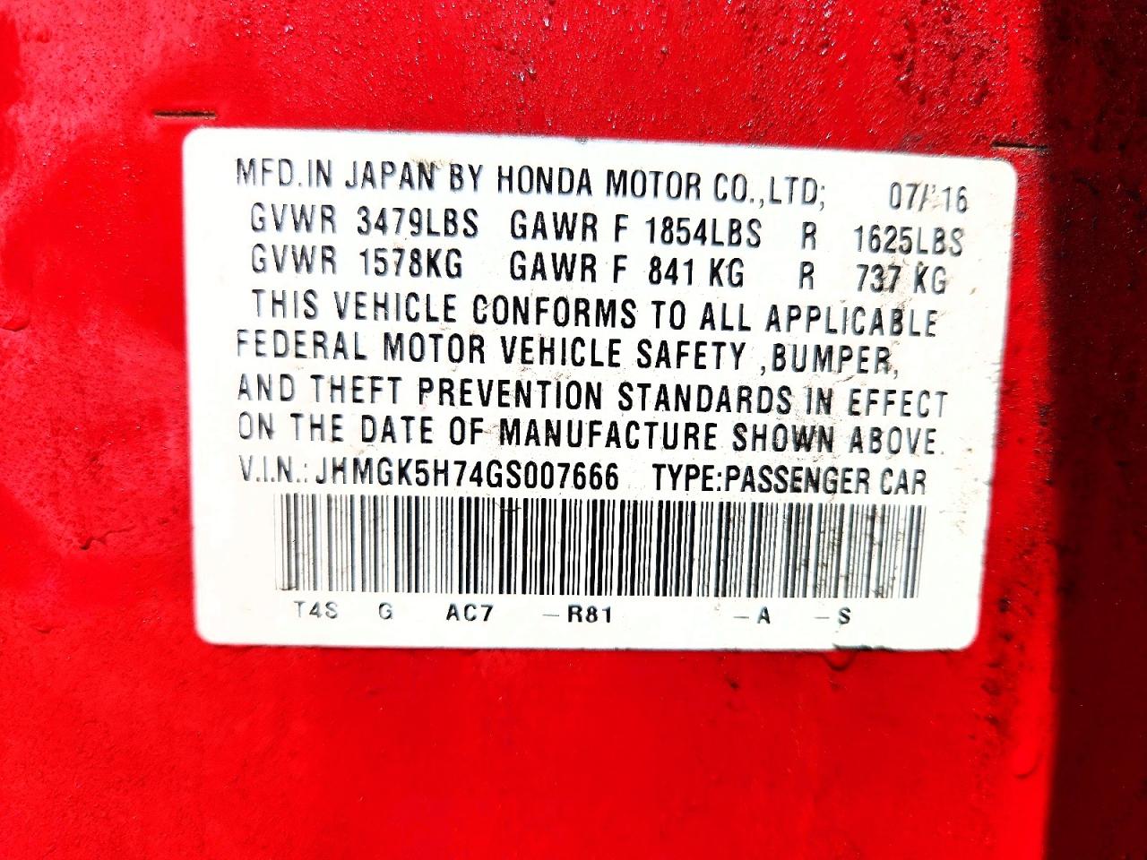 Honda Fit Ex