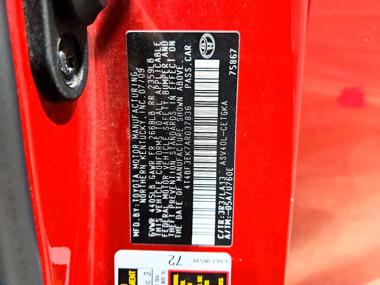 Toyota Camry Xle