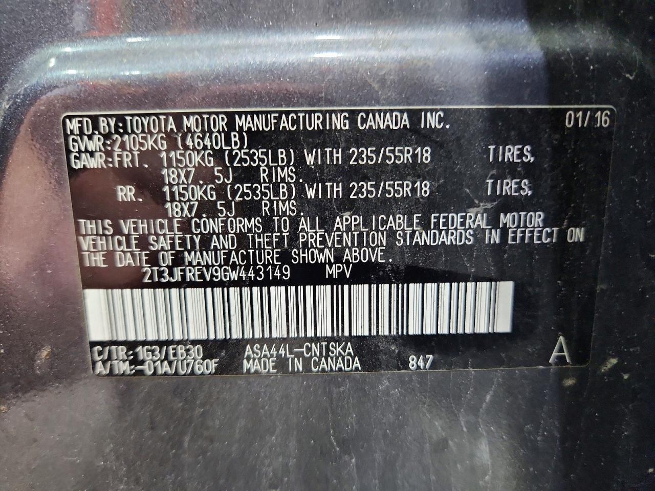 Toyota RAV4 Se