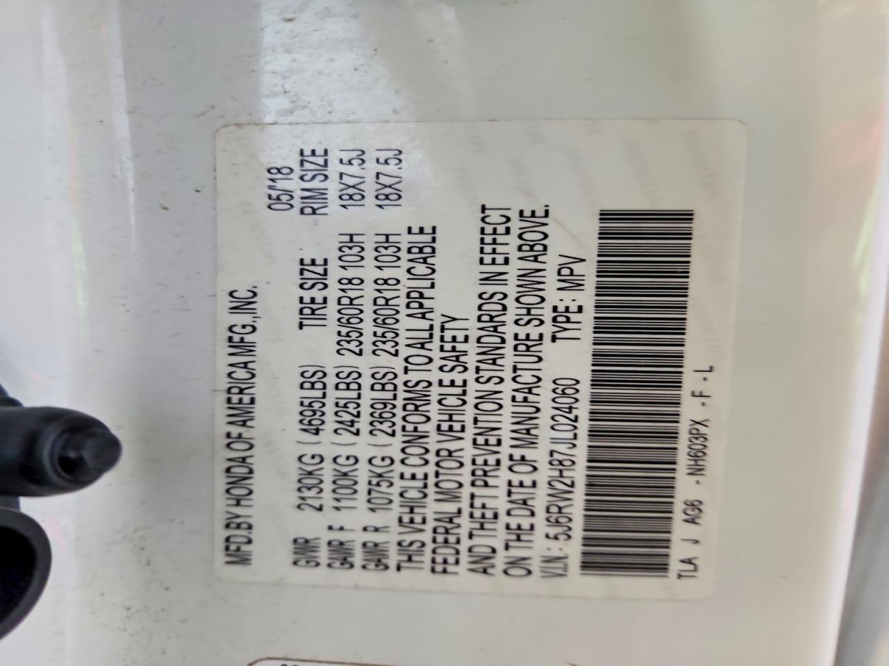 Honda Crv Exl