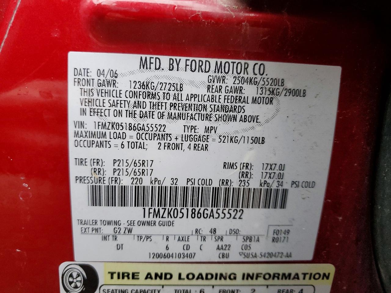 Ford Freestyle Sel