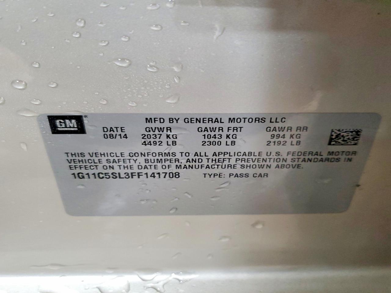Chevrolet Malibu 1lt