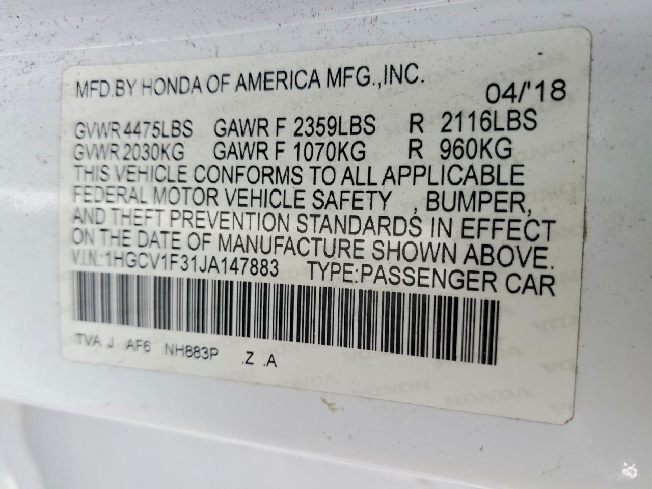 Honda Accord Sport