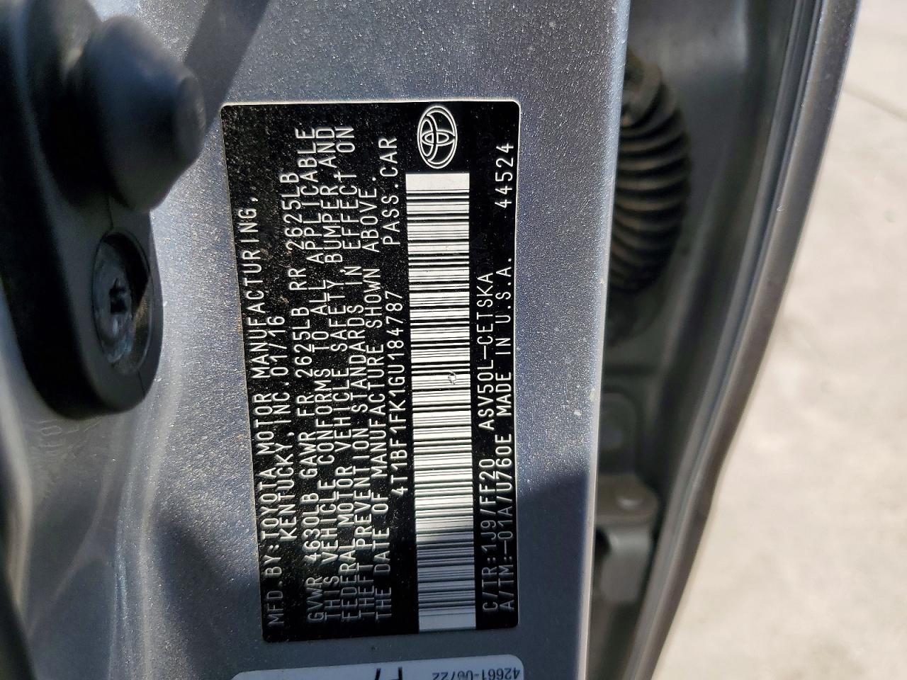 Toyota Camry Se