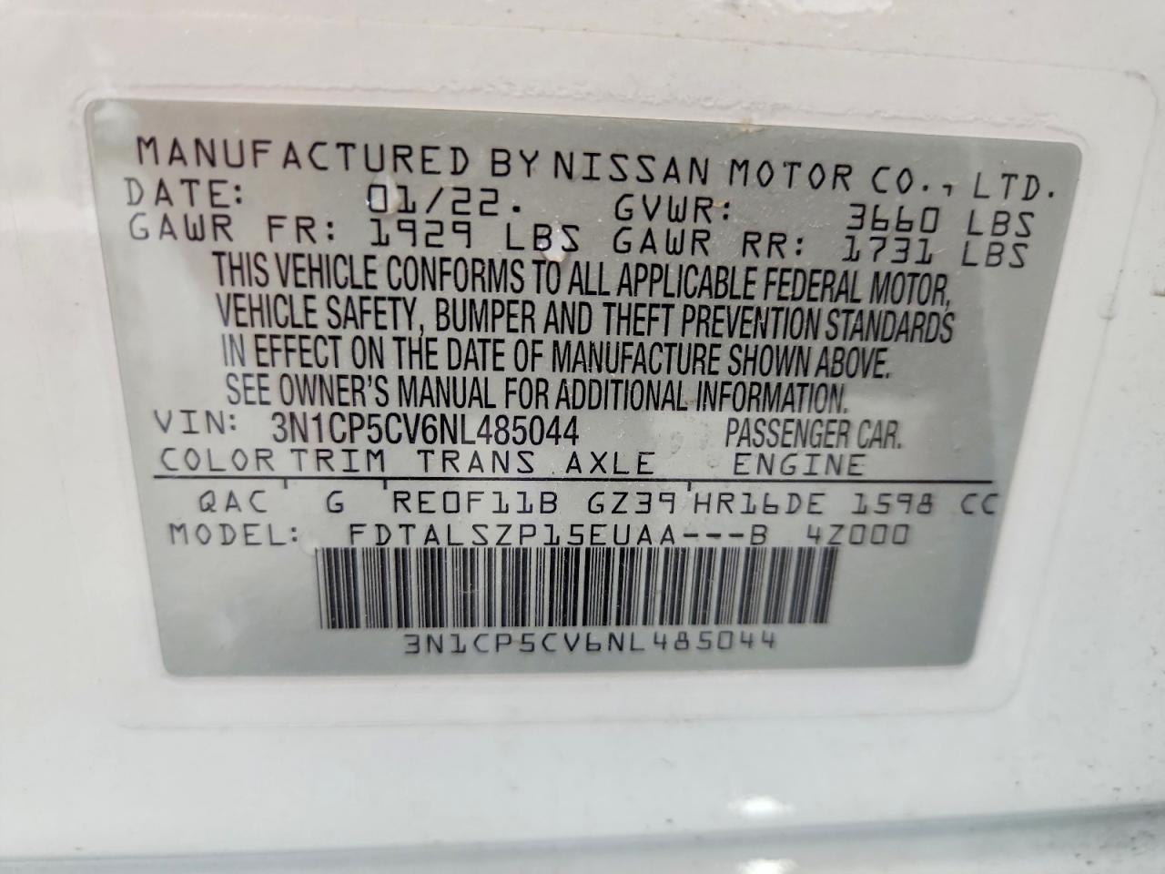 Nissan Kicks Sv