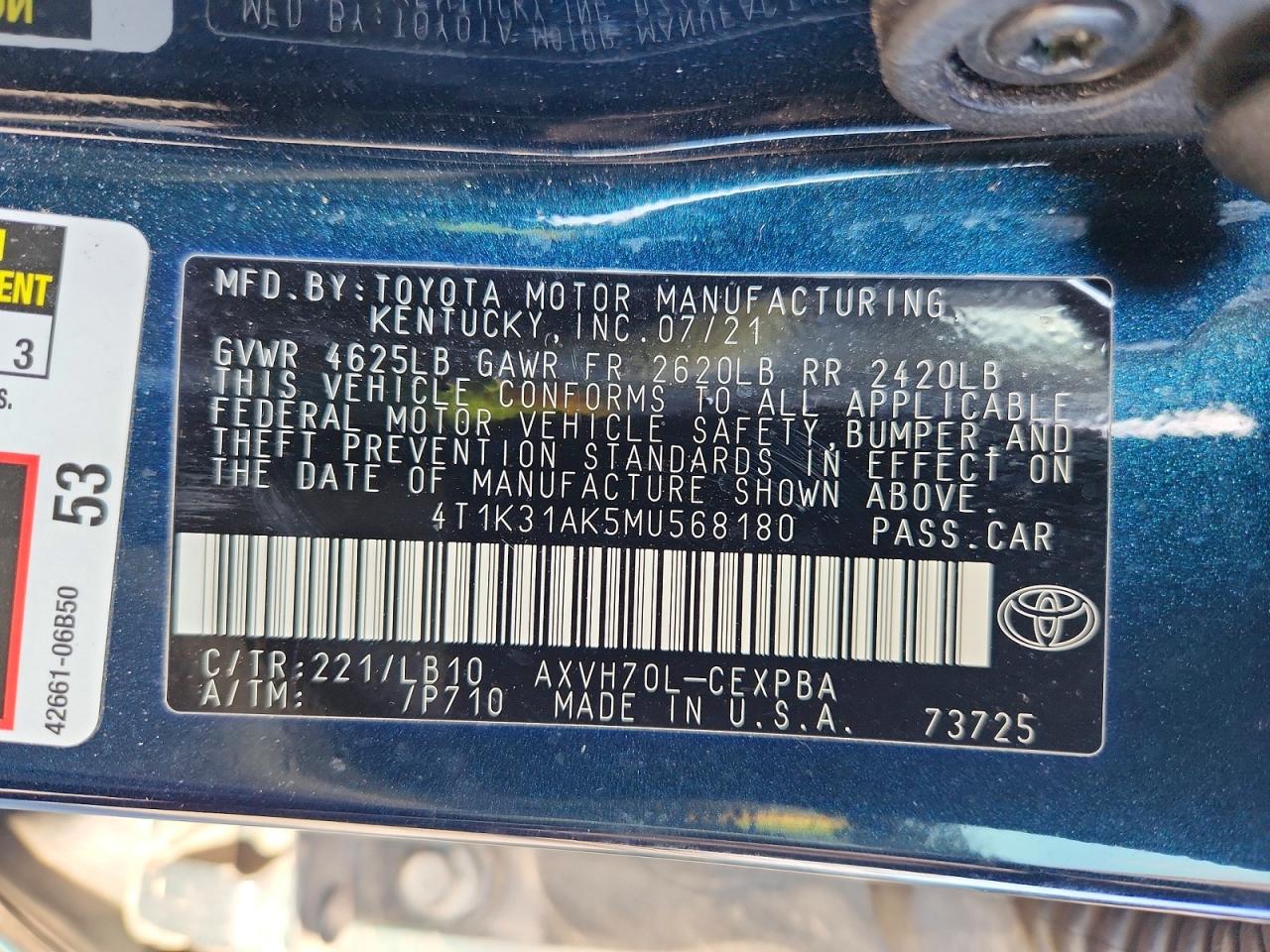 Toyota Camry Xse