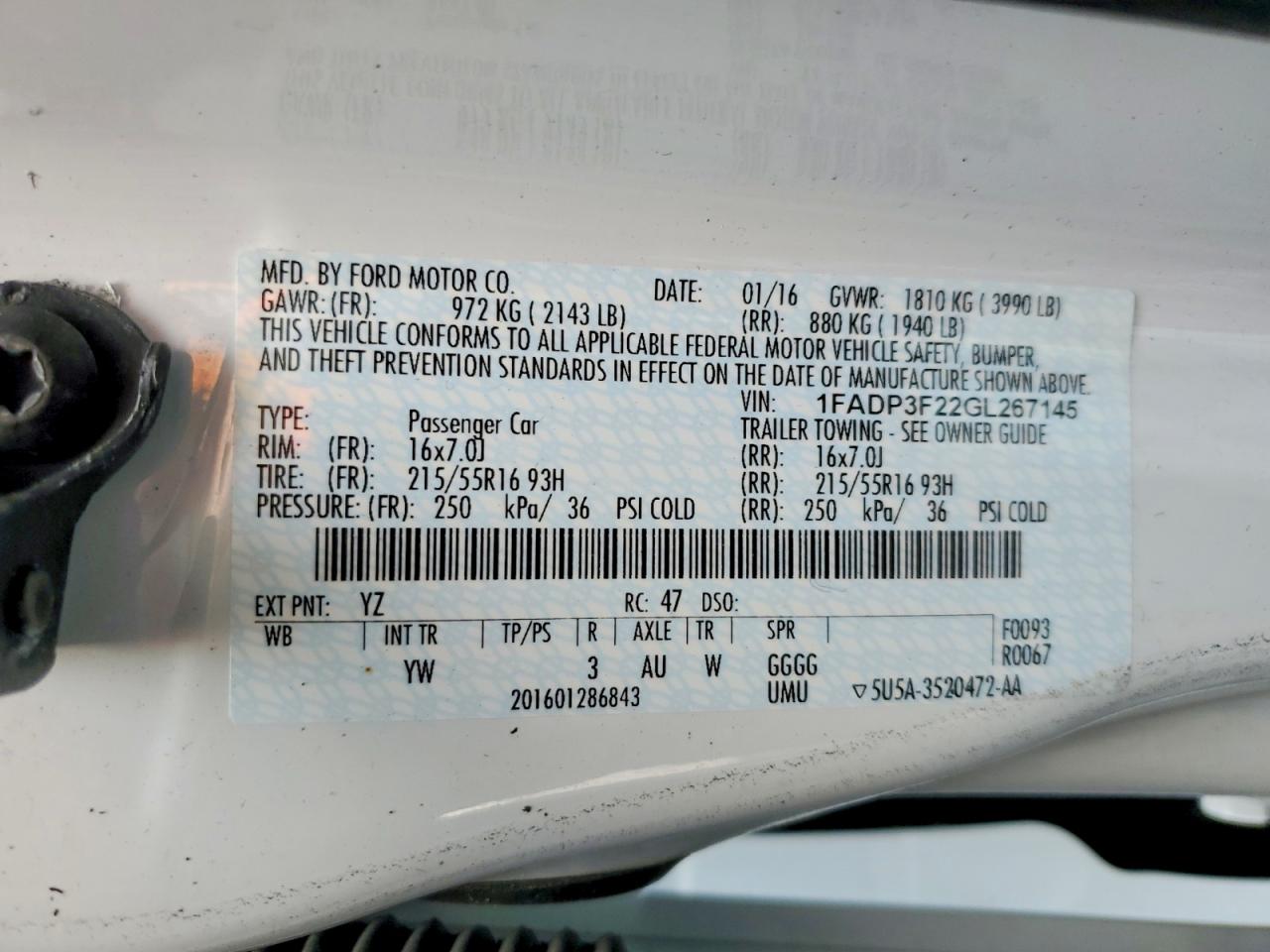 Ford Focus Se